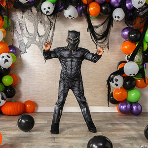 kids  qualux black panther costume   medium 8 10~jwc0747md-a01