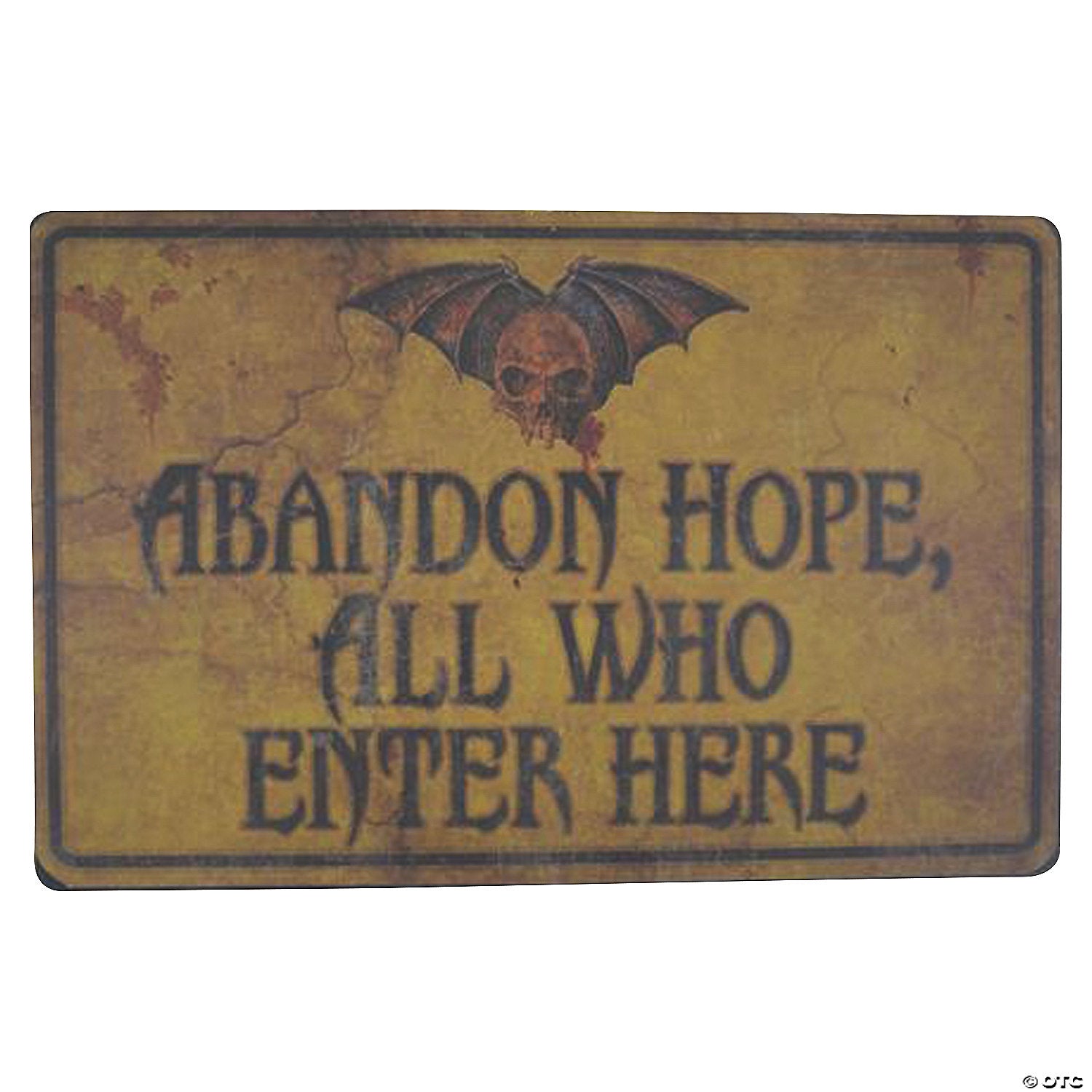 abandon hope all who enter halloween decoration~ss46457