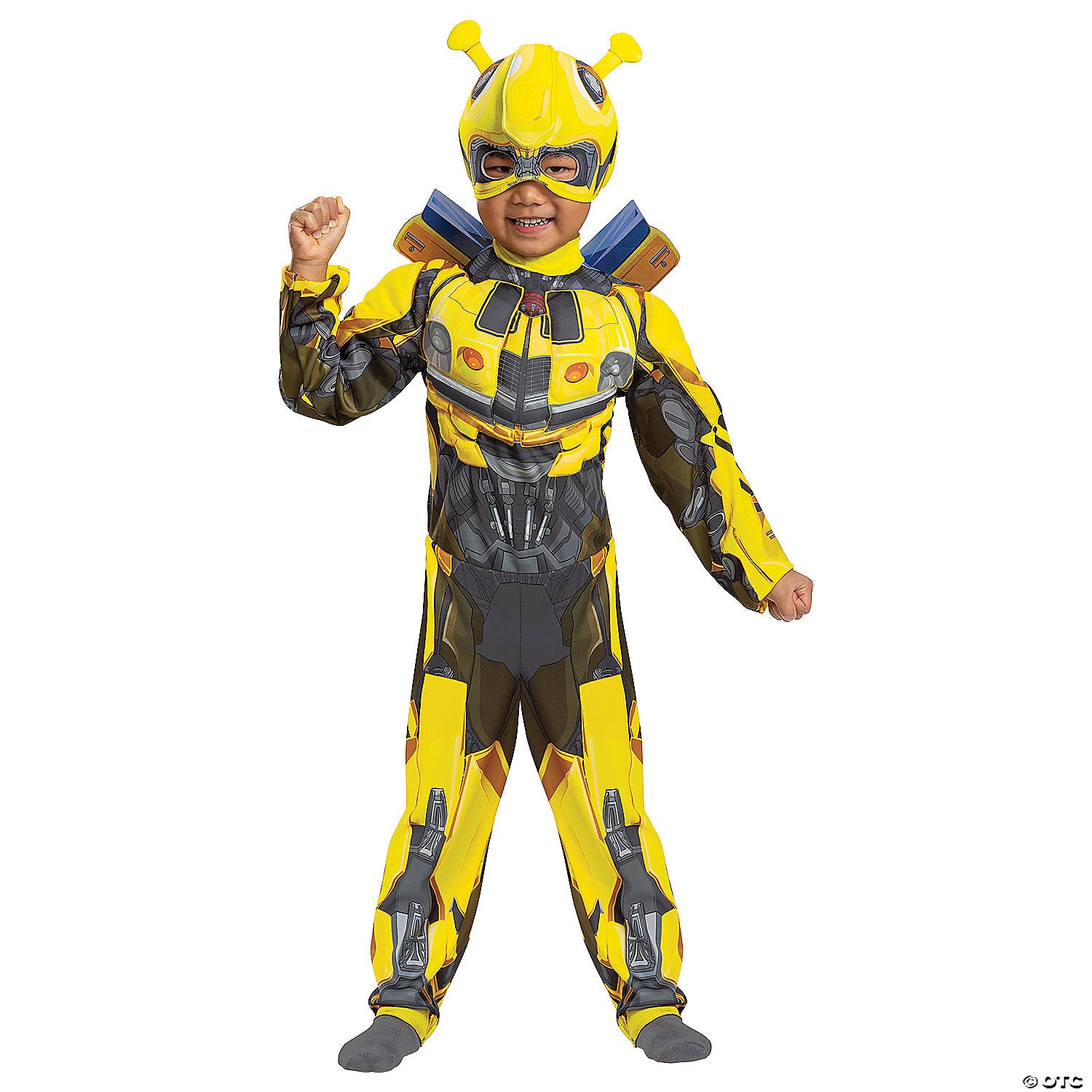 toddler classic muscle transformers bumblebee t7 costume   medium~dg124669m-a02