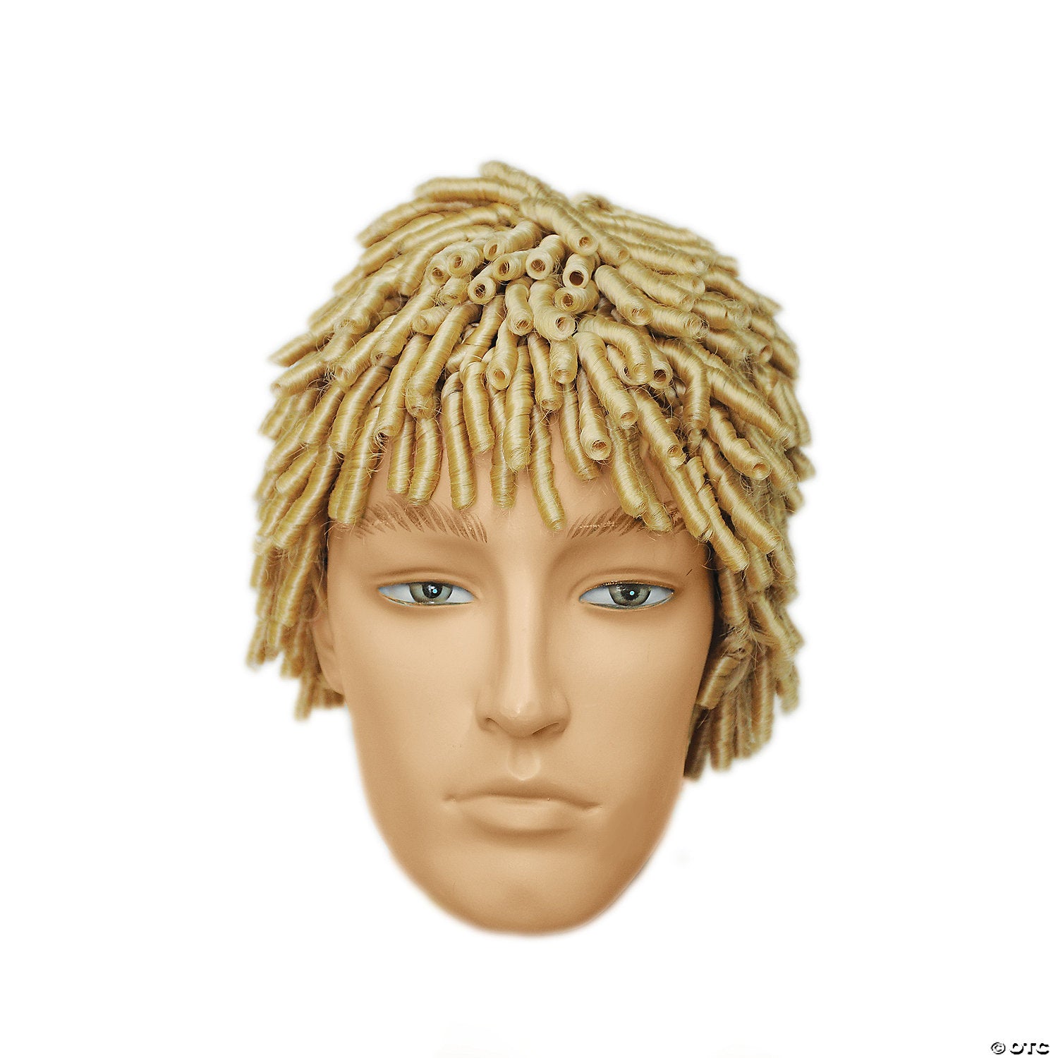 adults platinum blonde dread curls~lw199pbl