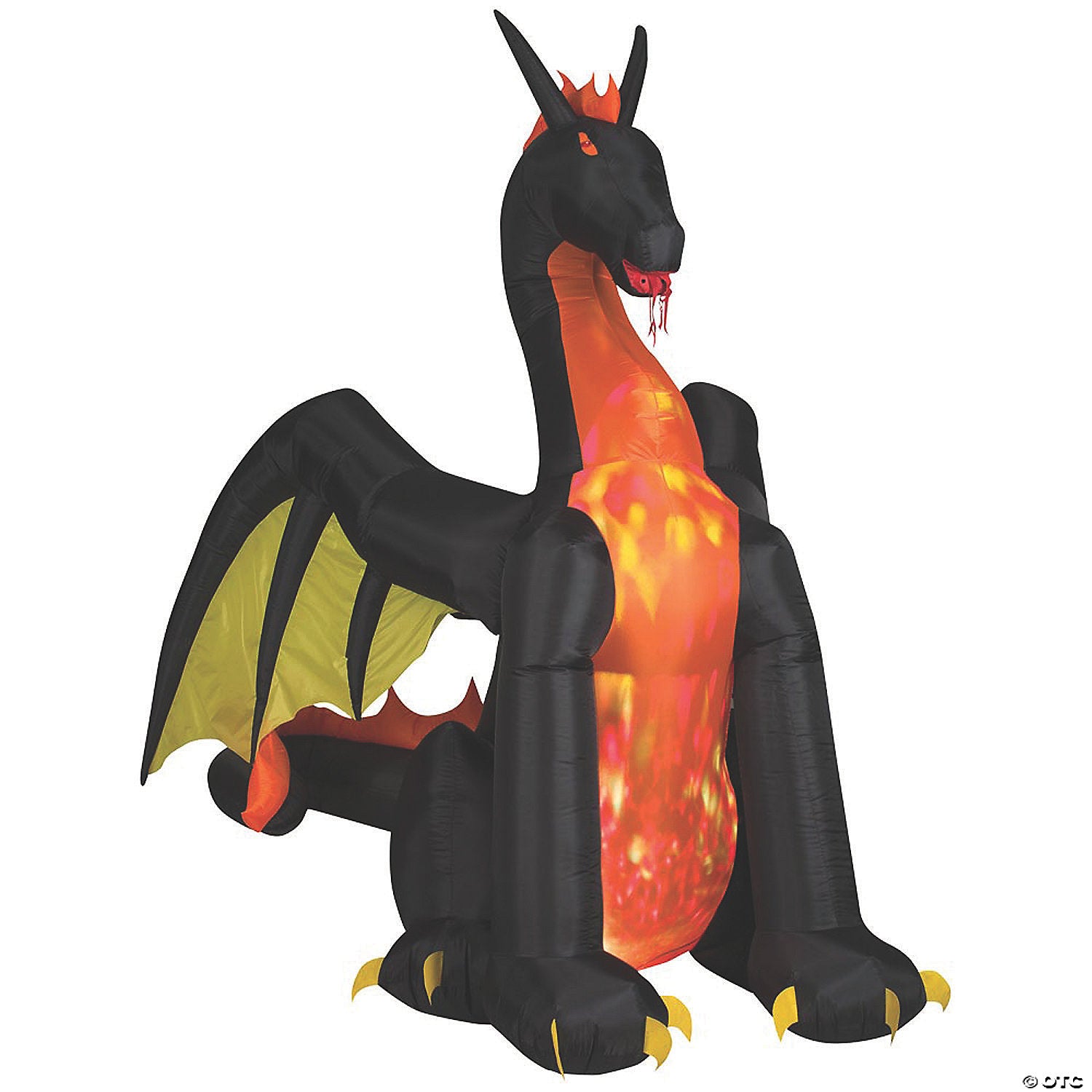 blow up inflatable light up dragon with fire halloween outdoor halloween yard decoration~ss50202g