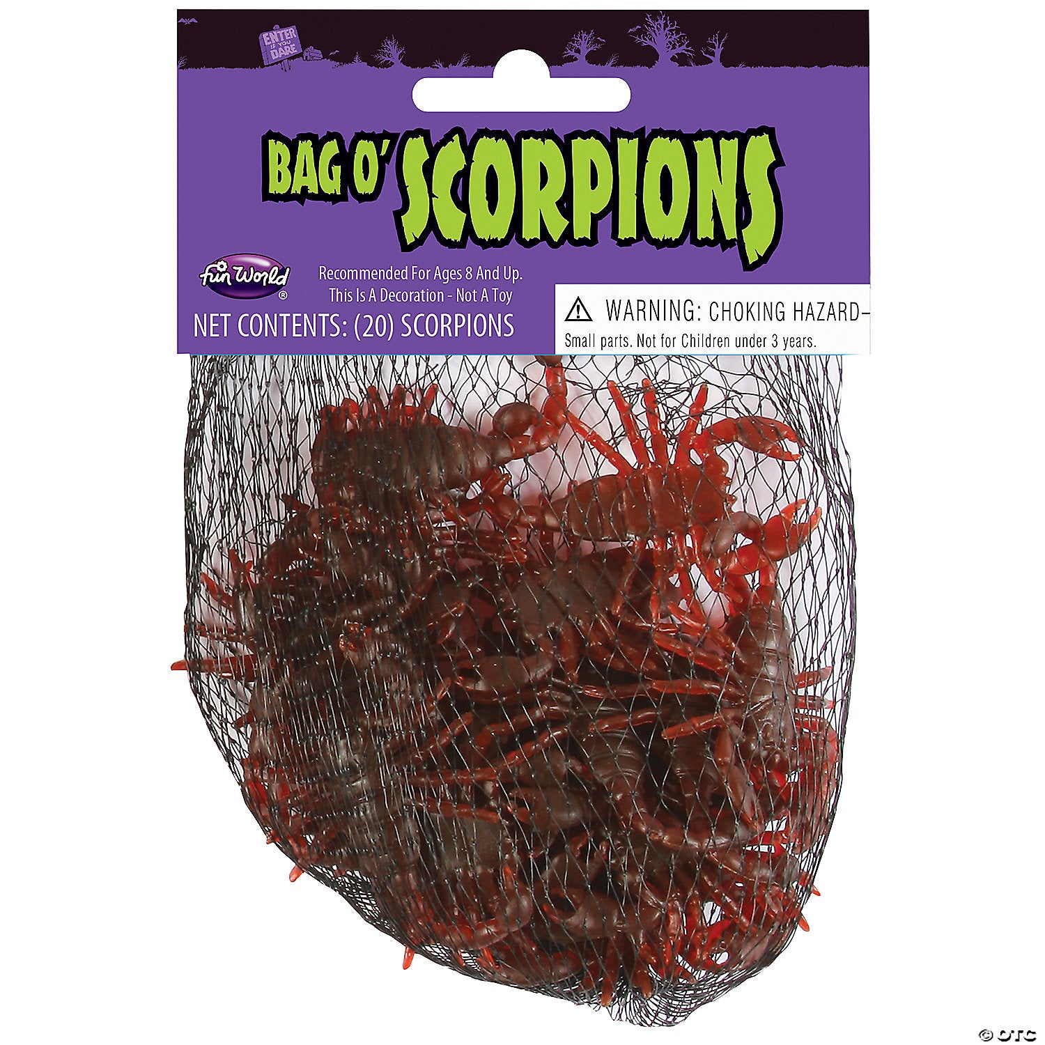 bag of scorpions decoration   20 pc ~fw91467s