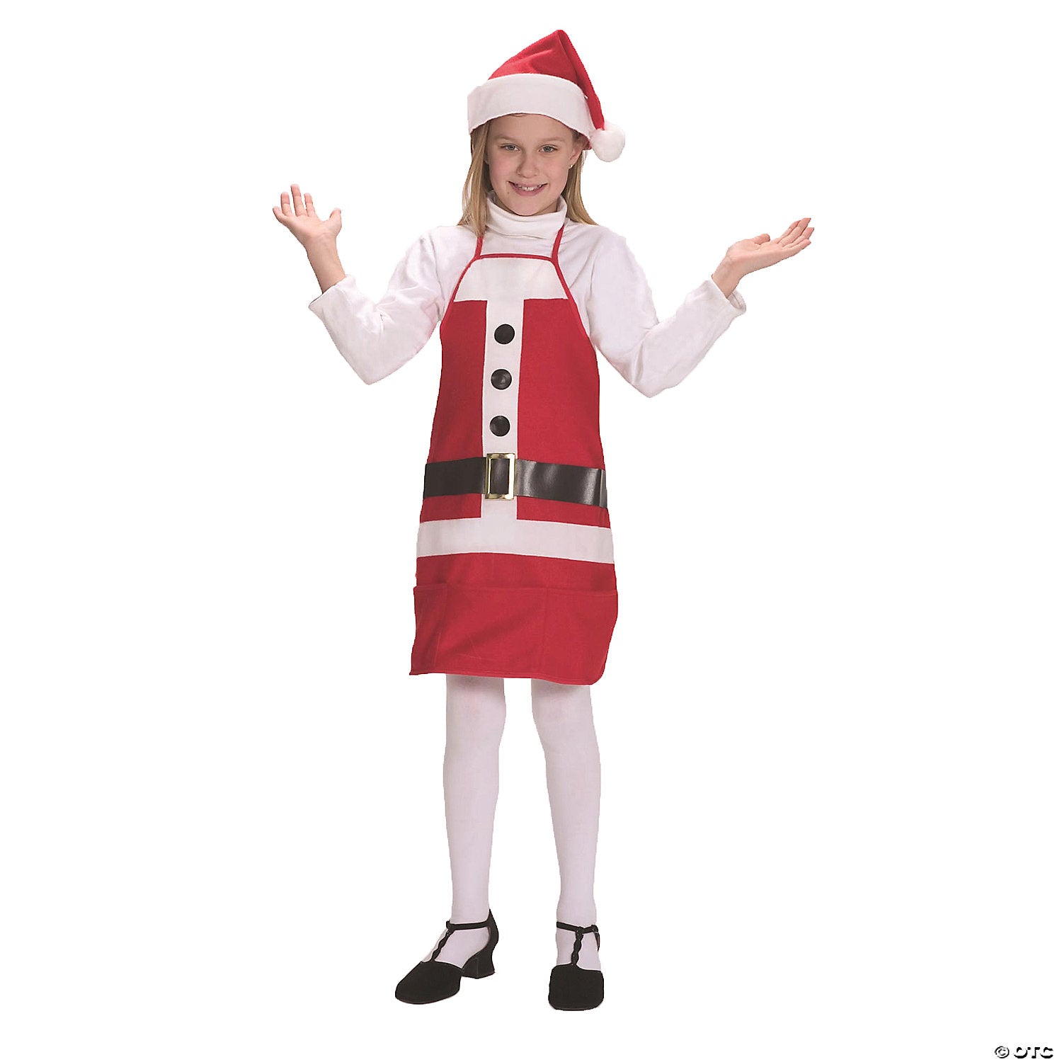 kids santa christmas apron & hat set & 8211  4 12~ae7060c