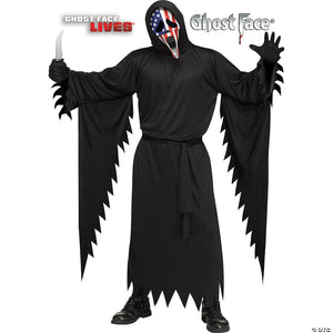 adults scream& 8482  patriotic ghostface costume~fw137414