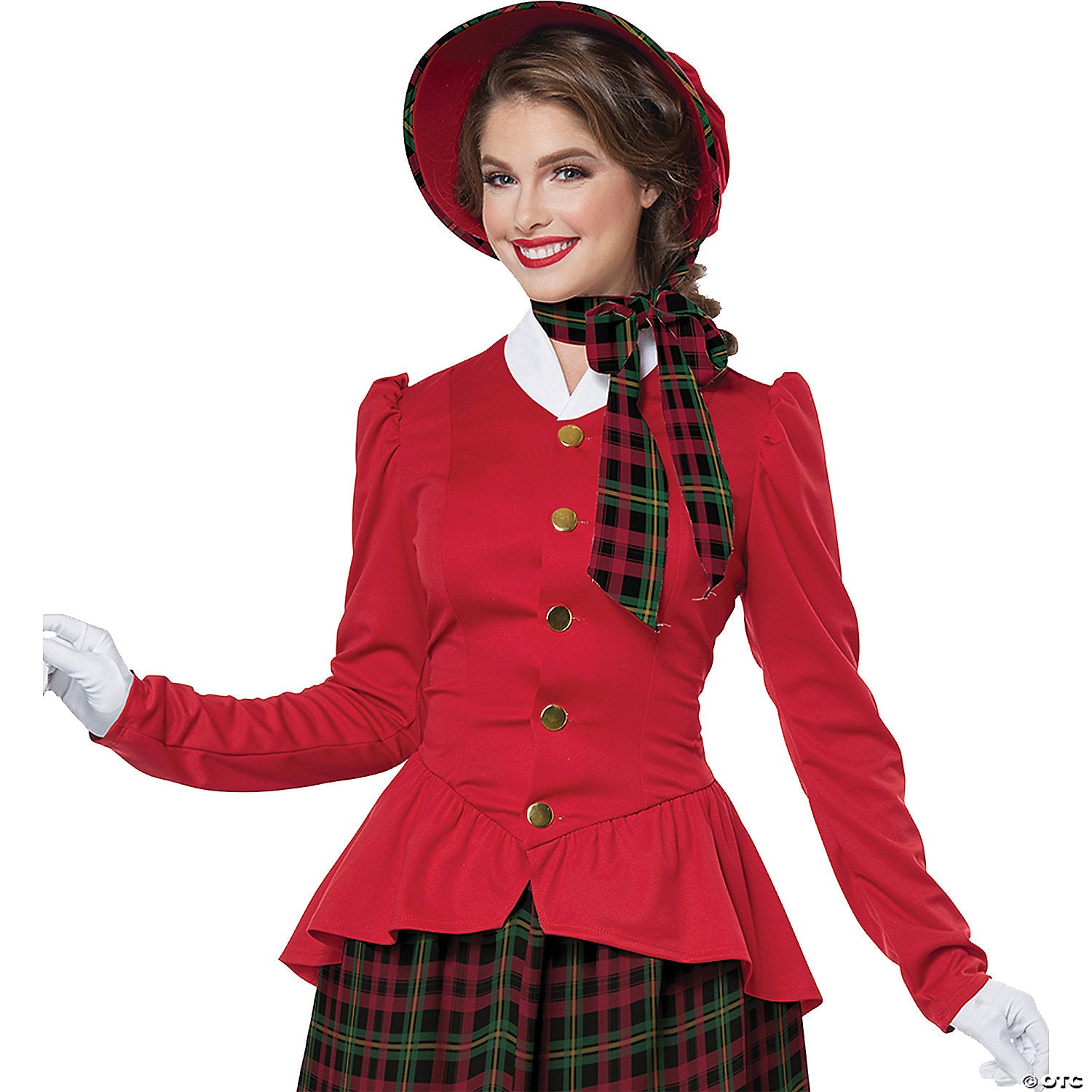women s holiday caroler costume~cc01515xl-a01