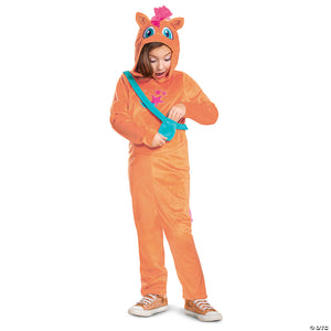 kids my little pony& 8482  sunny starscout hooded jumpsuit costume   medium 7 8~dg119759k