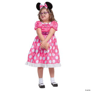 kids pink disney minnie mouse adaptive costume   small 4 6~dg120679l-a01