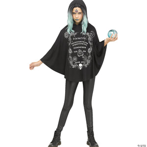 spirit board hooded girl s poncho~fw90799-a01