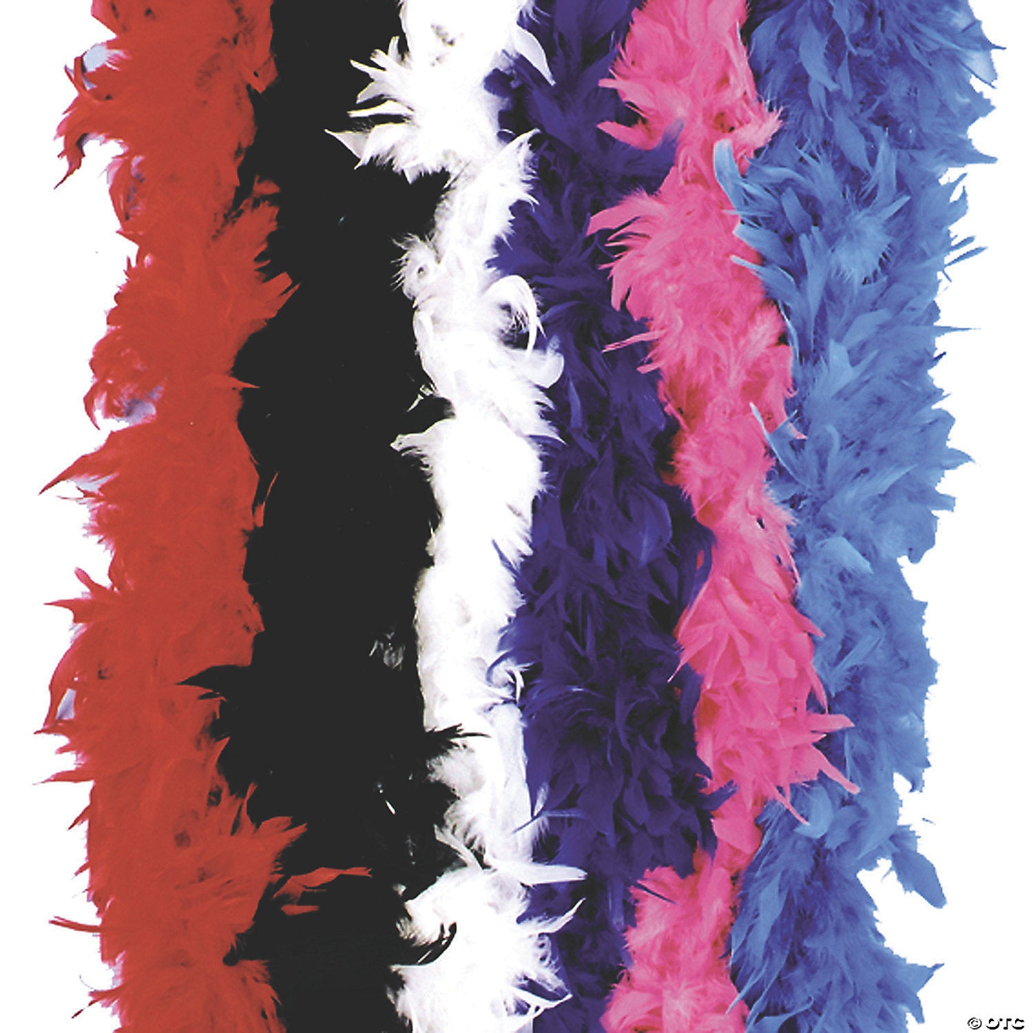 peacock blue chandelle boa~bb182pc
