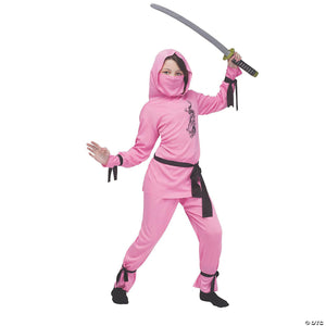 girl s pink ninja costume   large~fw8708pklg