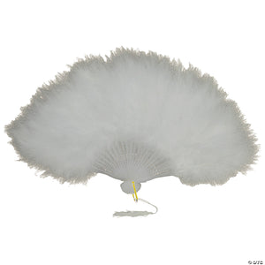 marabou feather fan~bb132wt
