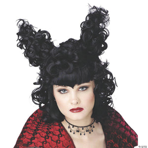 gothic vampira black wig~mr177039