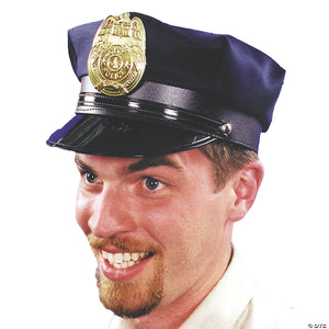 black & blue police hat~ga112bk