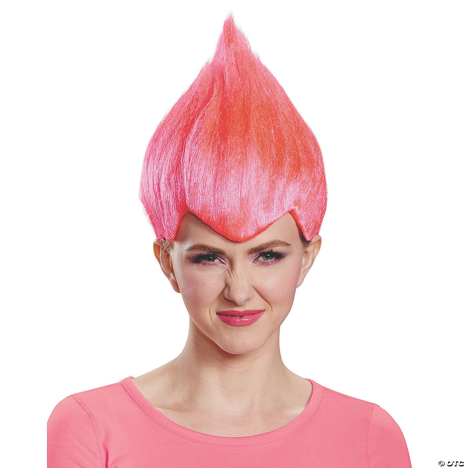 adult s pink wacky wig~dg11523pk
