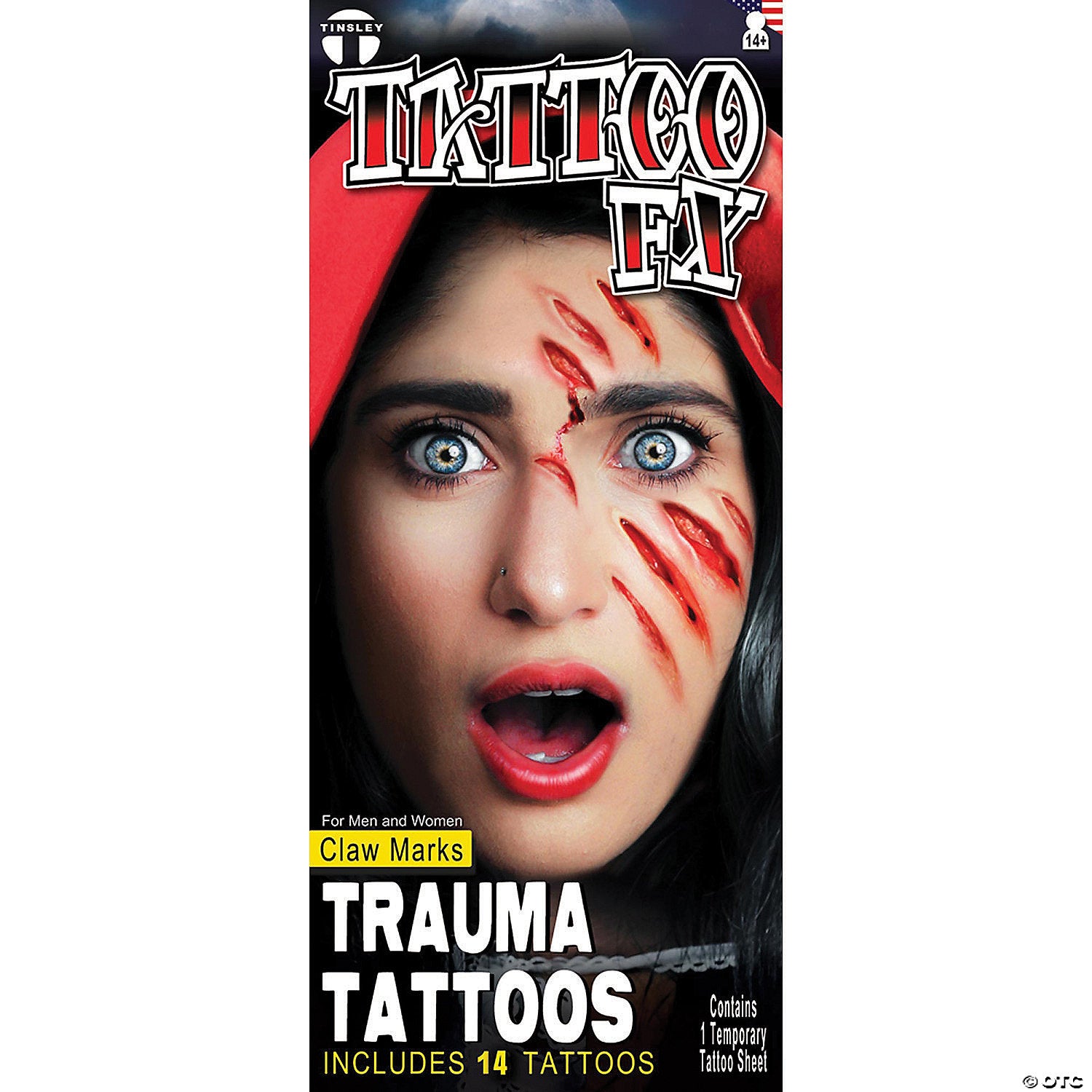 claw marks trauma rx tattoo~dftr113-a01