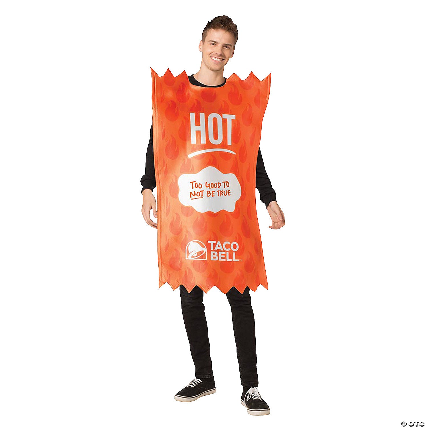 adult taco bell hot sauce costume~gc3564