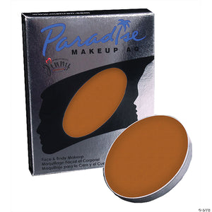 mehron paradise pro aq& 8482  makeup single refill light brown~dd522