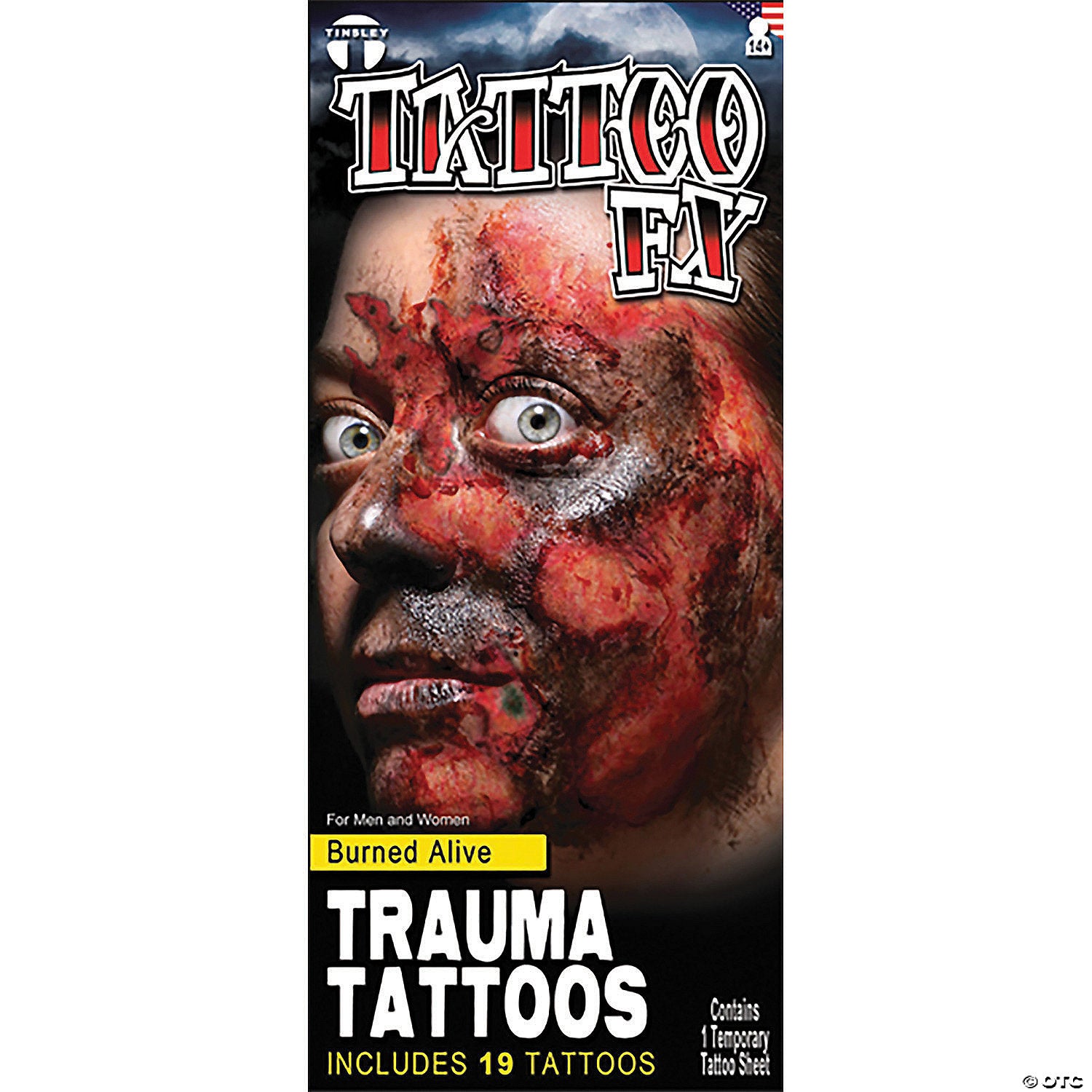 burned alive trauma tattoo fx~dftr102