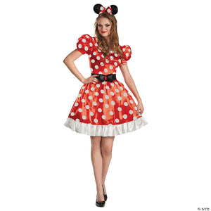 women s classic red minnie costume   extra large~dg58791f