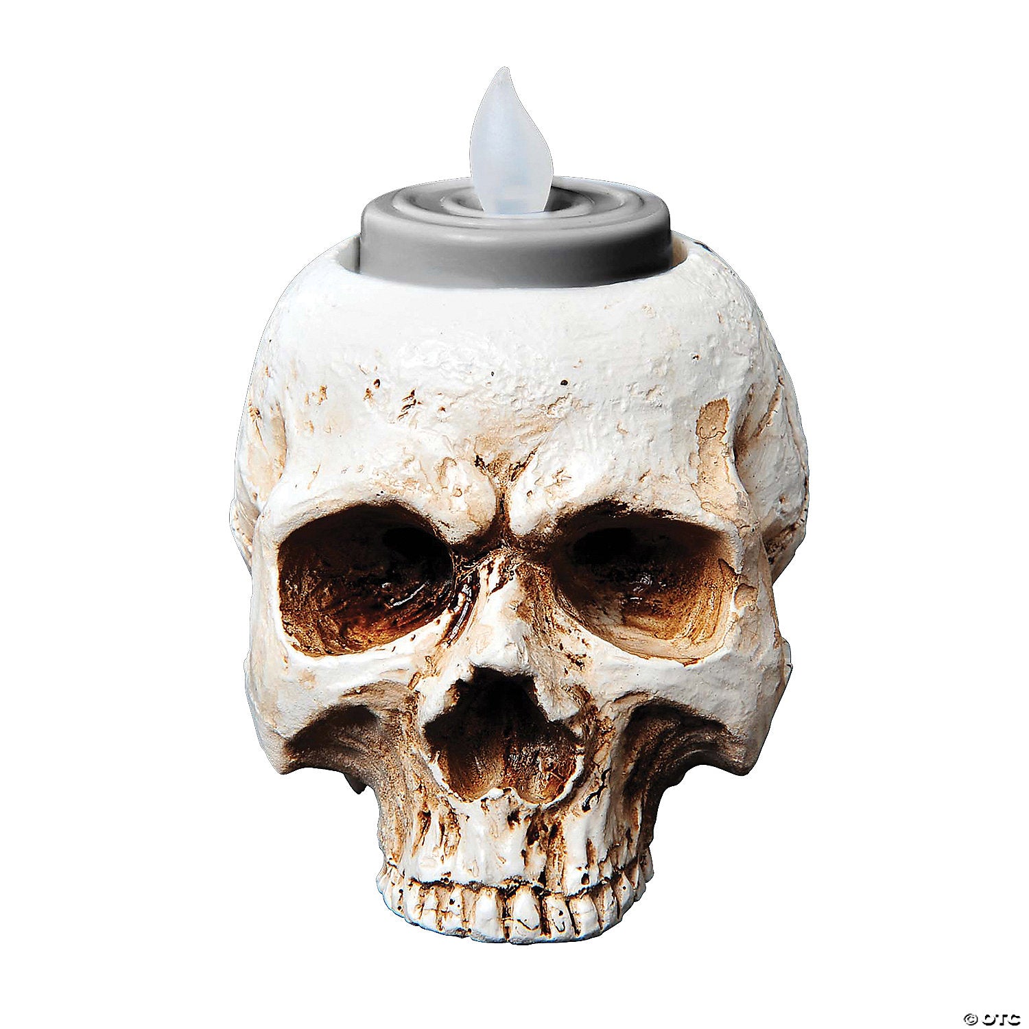 3 4  skull tea lights halloween d& 233 cor~fw95218