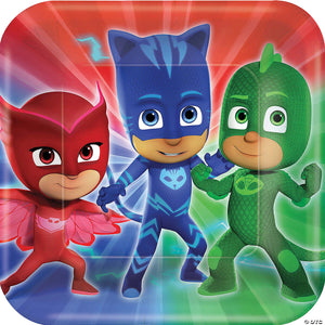 9  pj masks square dinner plates~am551741