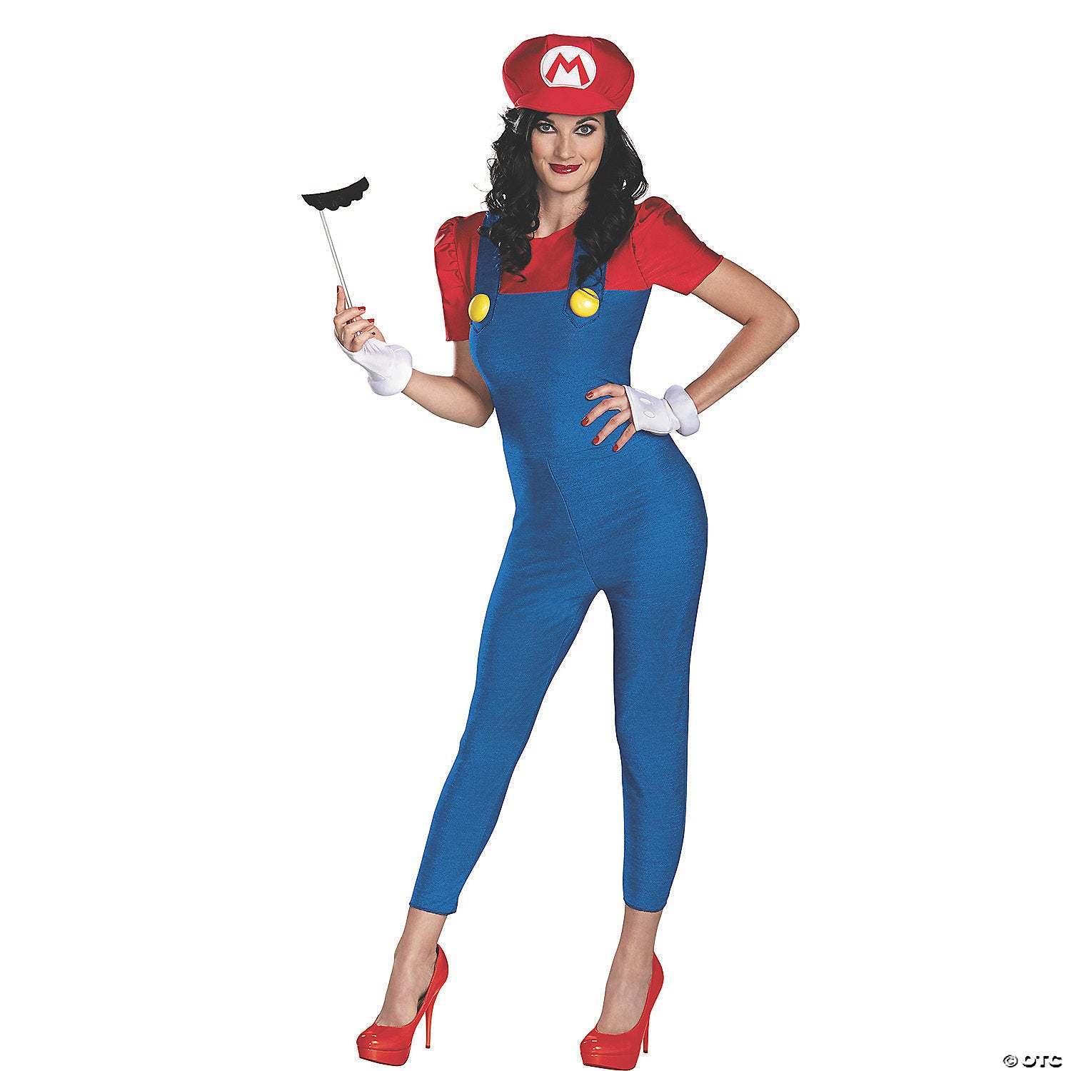 women& 8217 s deluxe super mario bros & 8482  mario costume   small~dg73750n