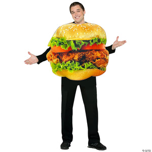 adults get real chicken sandwich costume~gc6839