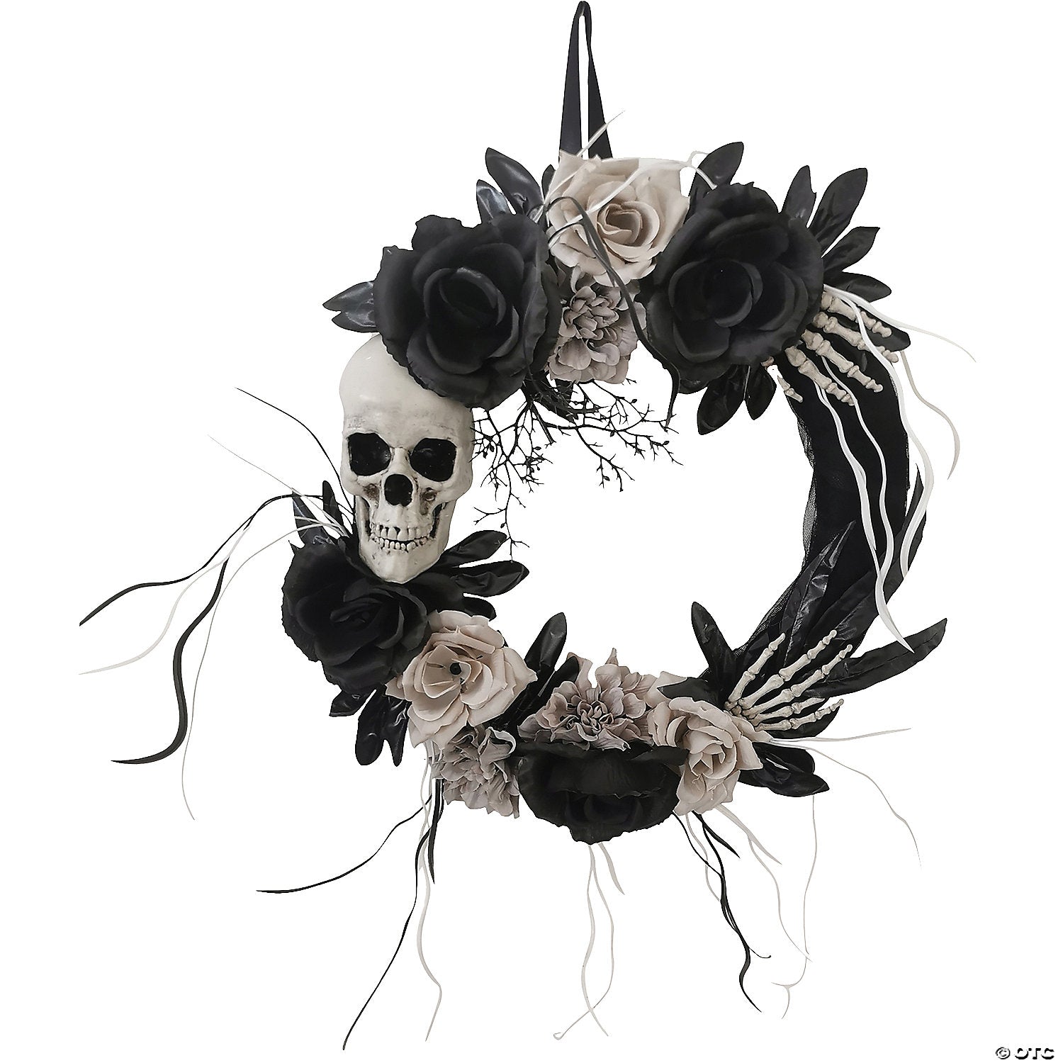 18  skull & roses wreath~ss63059