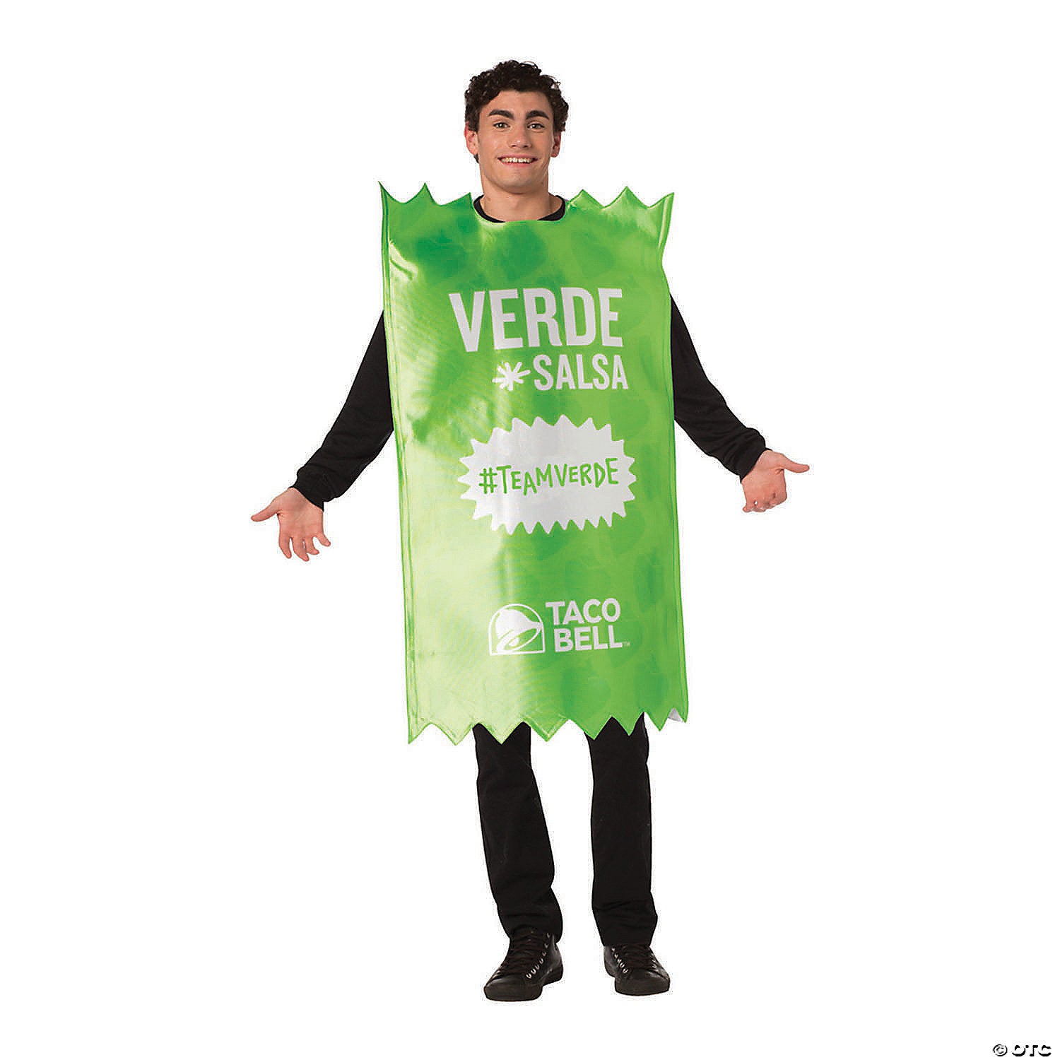 adult taco bell salsa verde costume~gc3563