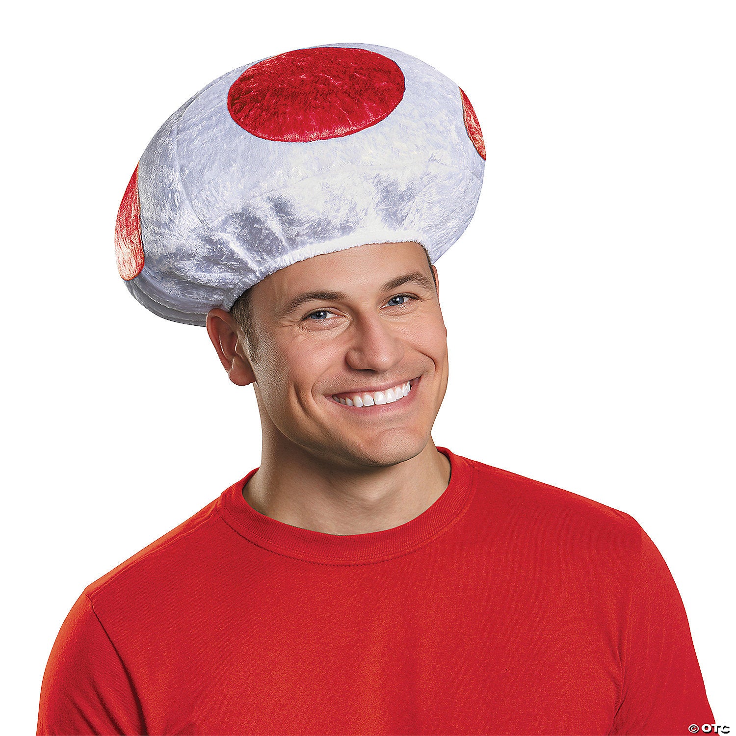 adults super mario bros & 8482  red mushroom hat costume accessory~dg85219adred