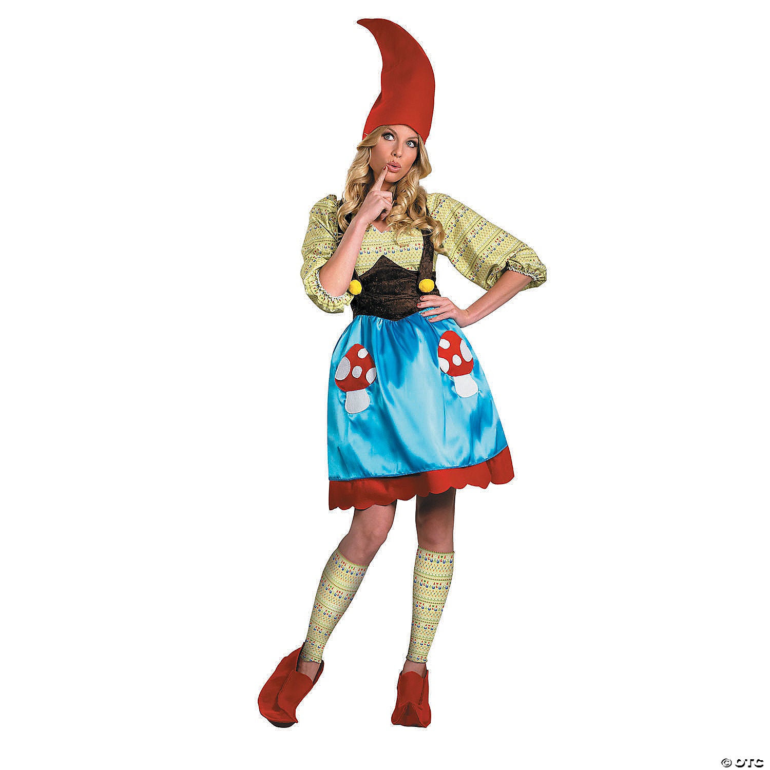 women s ms  gnome costume   10 12~dg38208b