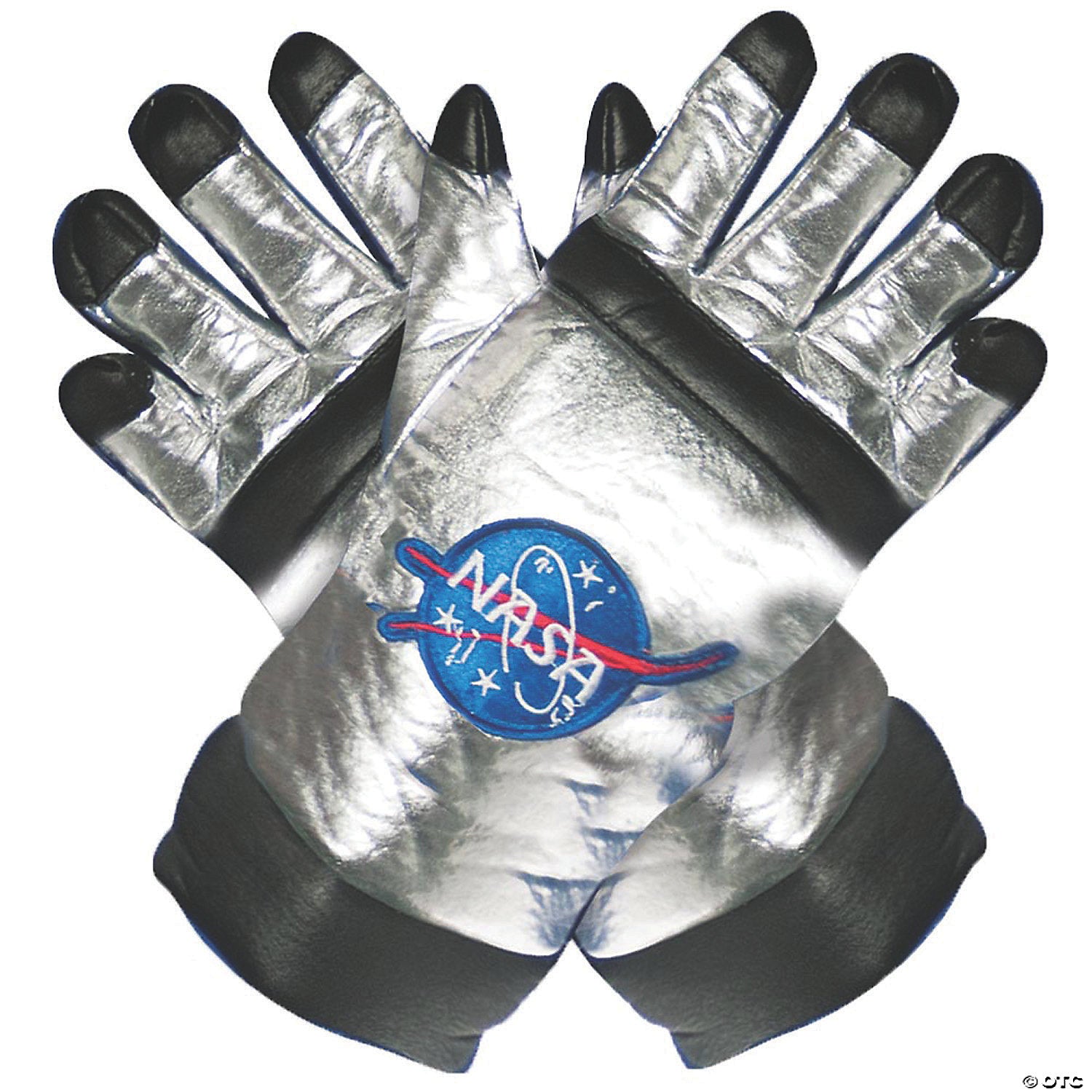 kids silver astronaut gloves~ur25740