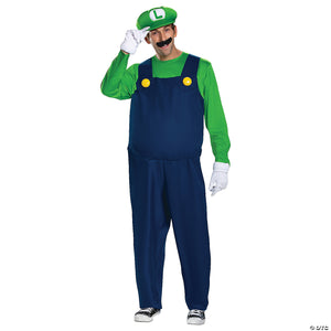 adults deluxe super mario bros & 8482  luigi costume   medium~dg11001t-a01