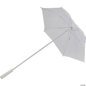 28  white nylon parasol~bb30wt