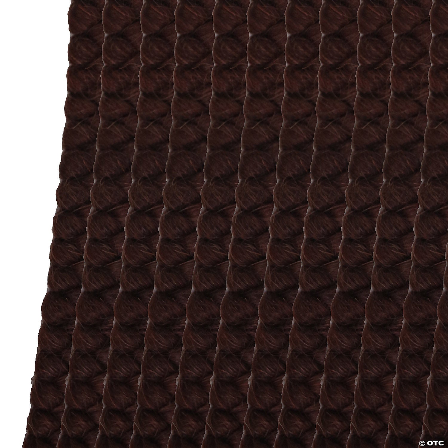 adults dark auburn crepe hair~cb12da