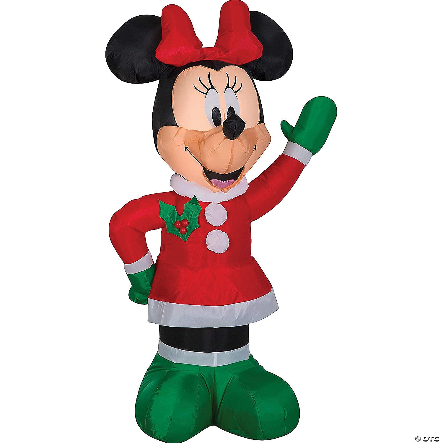 42  blow up inflatable minnie in a winter outfit yard decoration~ss117074g