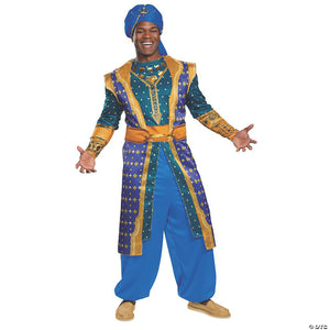 men s plus size deluxe aladdin& 8482  live action genie costume~dg22776c