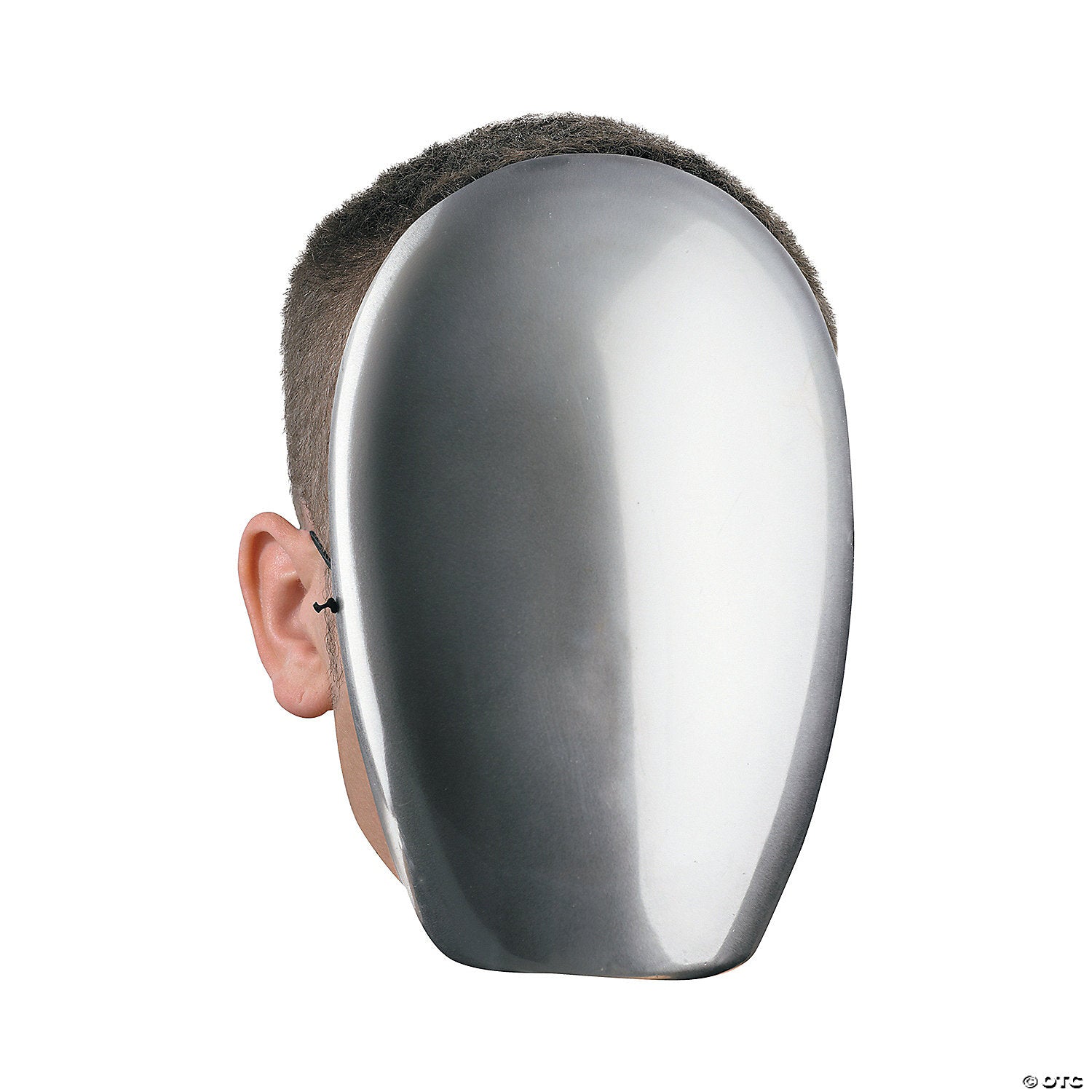 adults chrome blank no face mask~dg39340