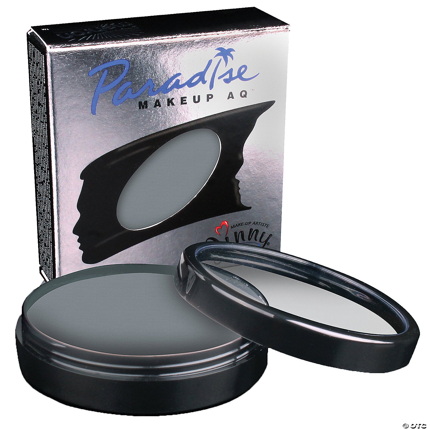mehron paradise pro aq& 8482  makeup single storm cloud~dd800sc