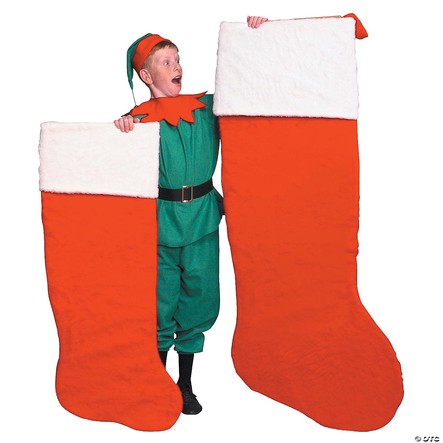 giant plush santa stocking~ae4035