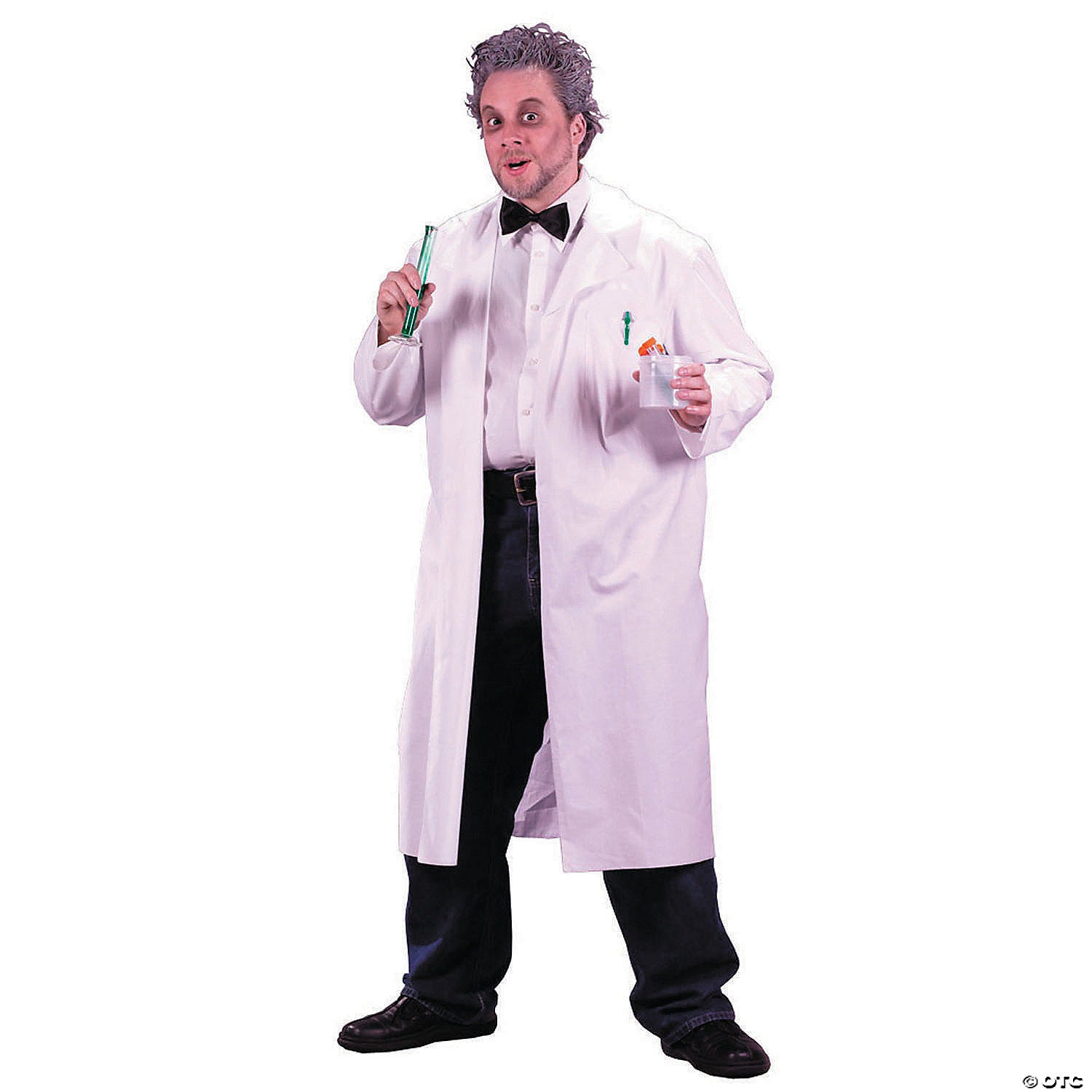 mad scientist lab coat adults costume~fw5428