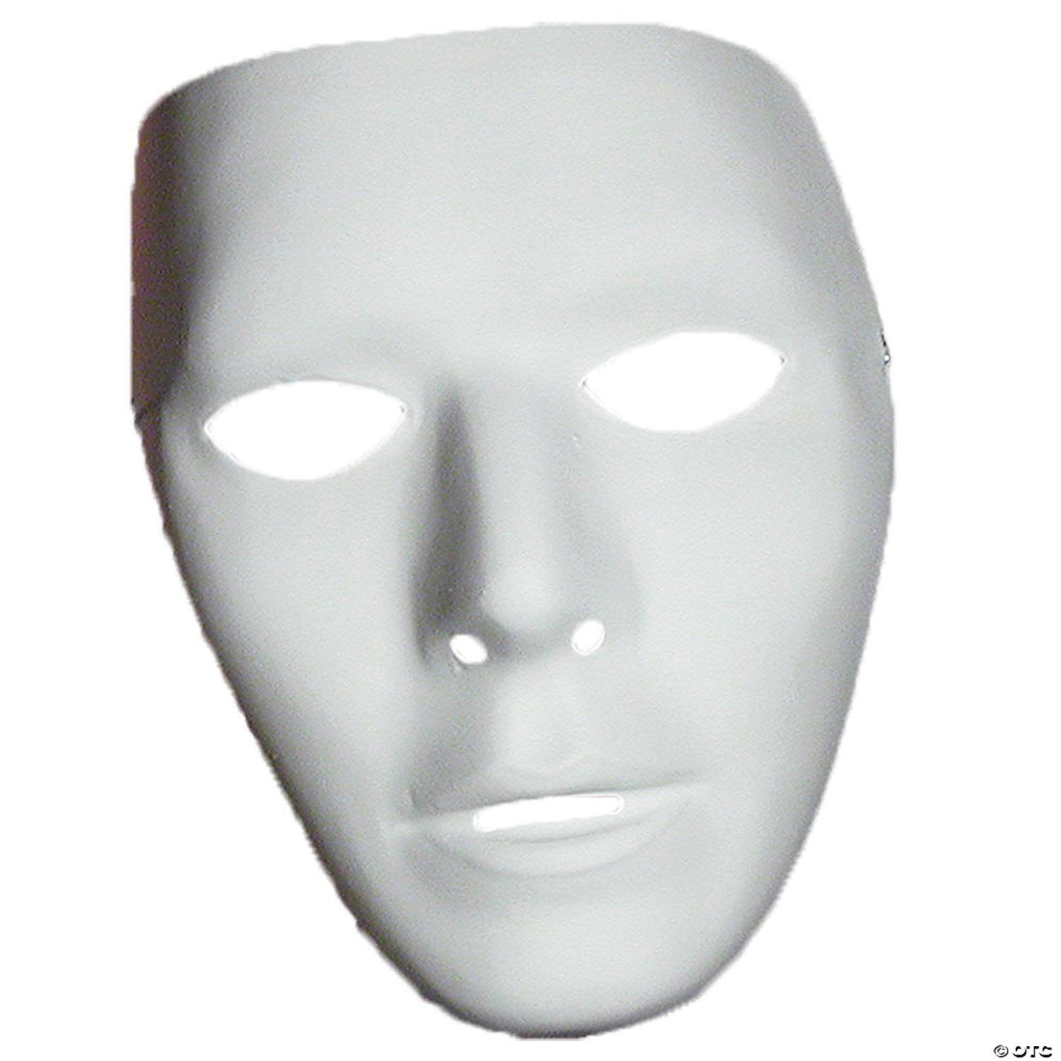 adults blank male mask~tf111601