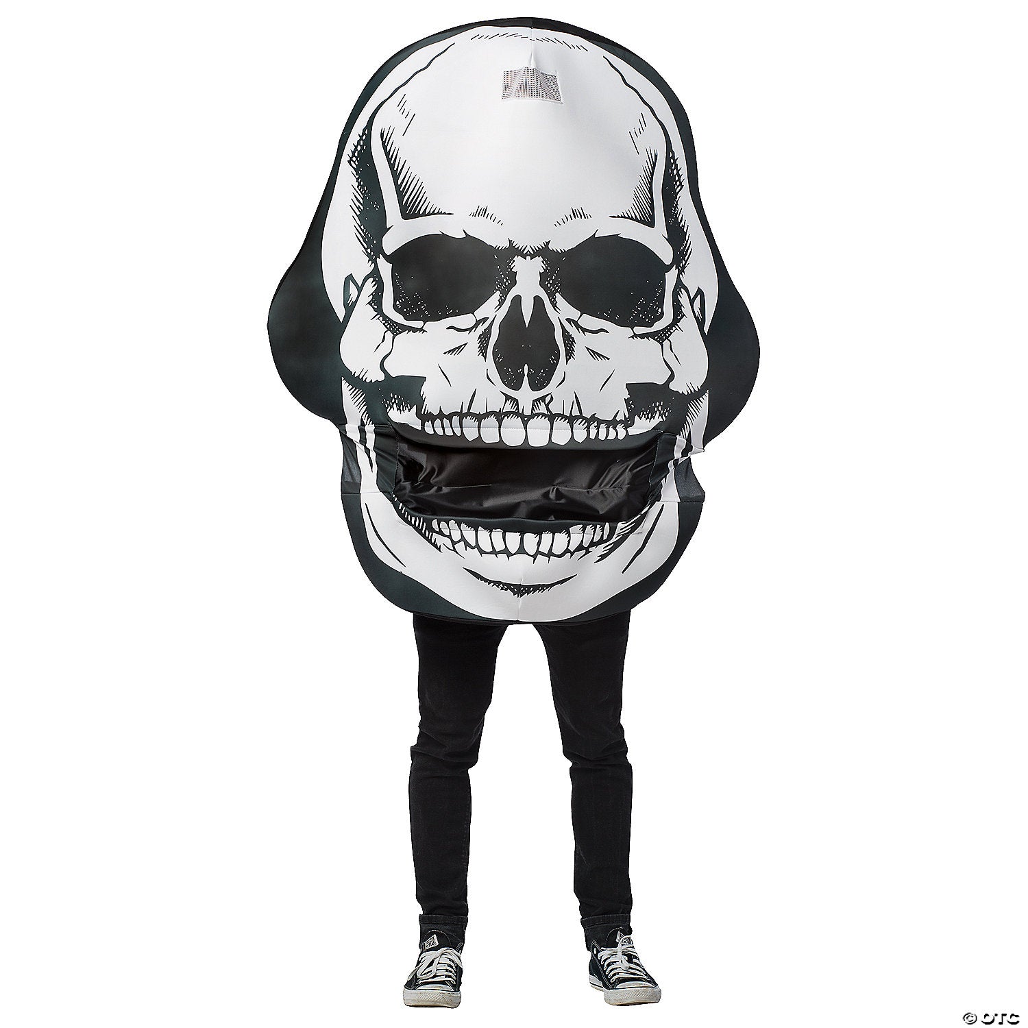 adult skull mouth head costume~gc7296