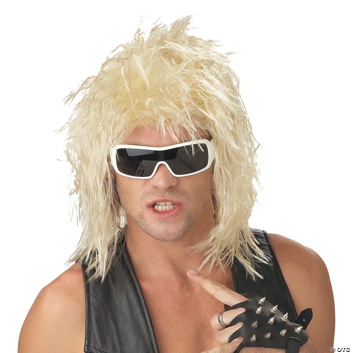 adults blonde rock star wig~cc70263bd