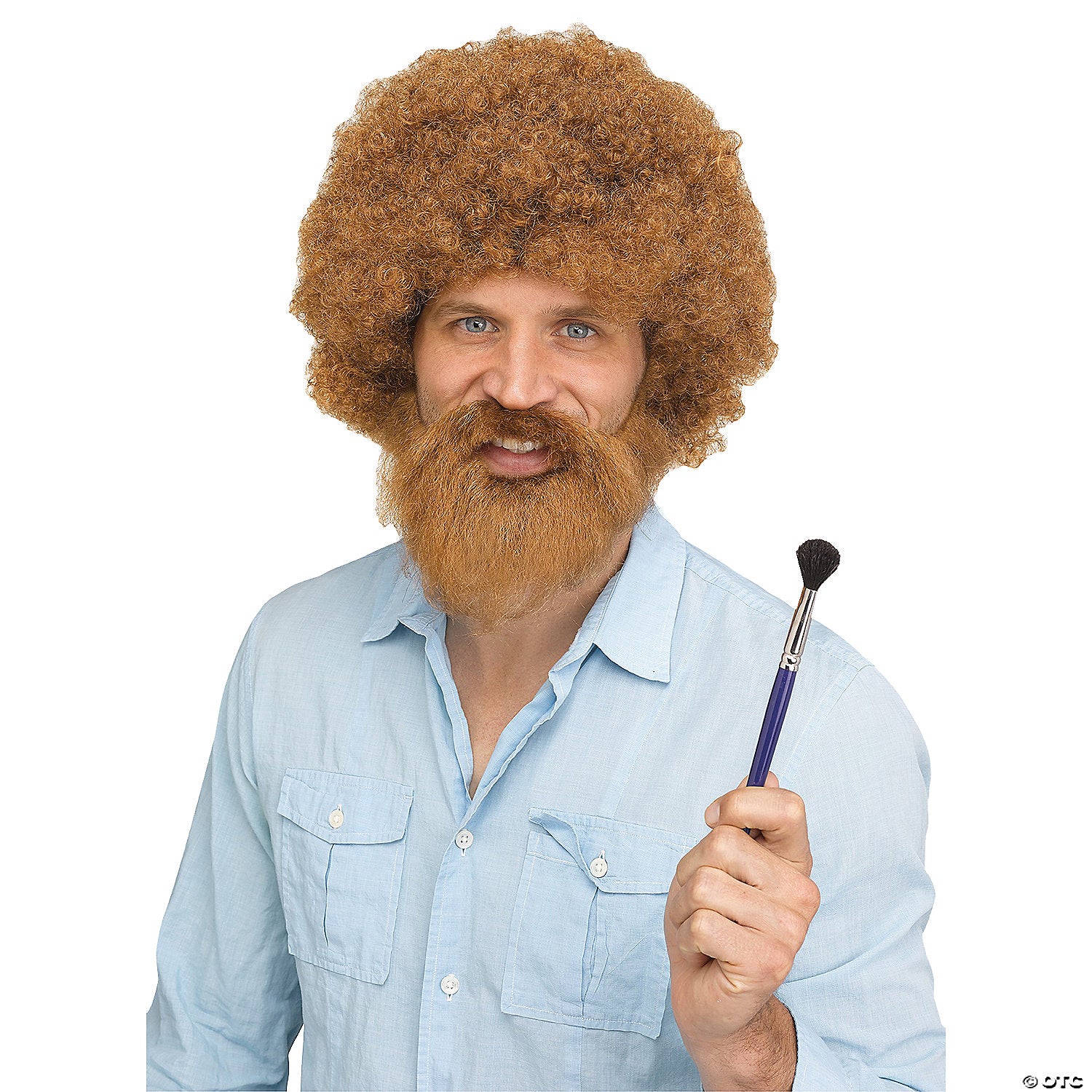 adults brown groovin  guy wig~fw92274