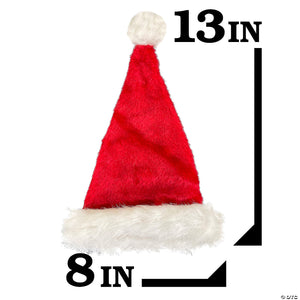 infants deluxe plush santa hat~ae5975inf-a01
