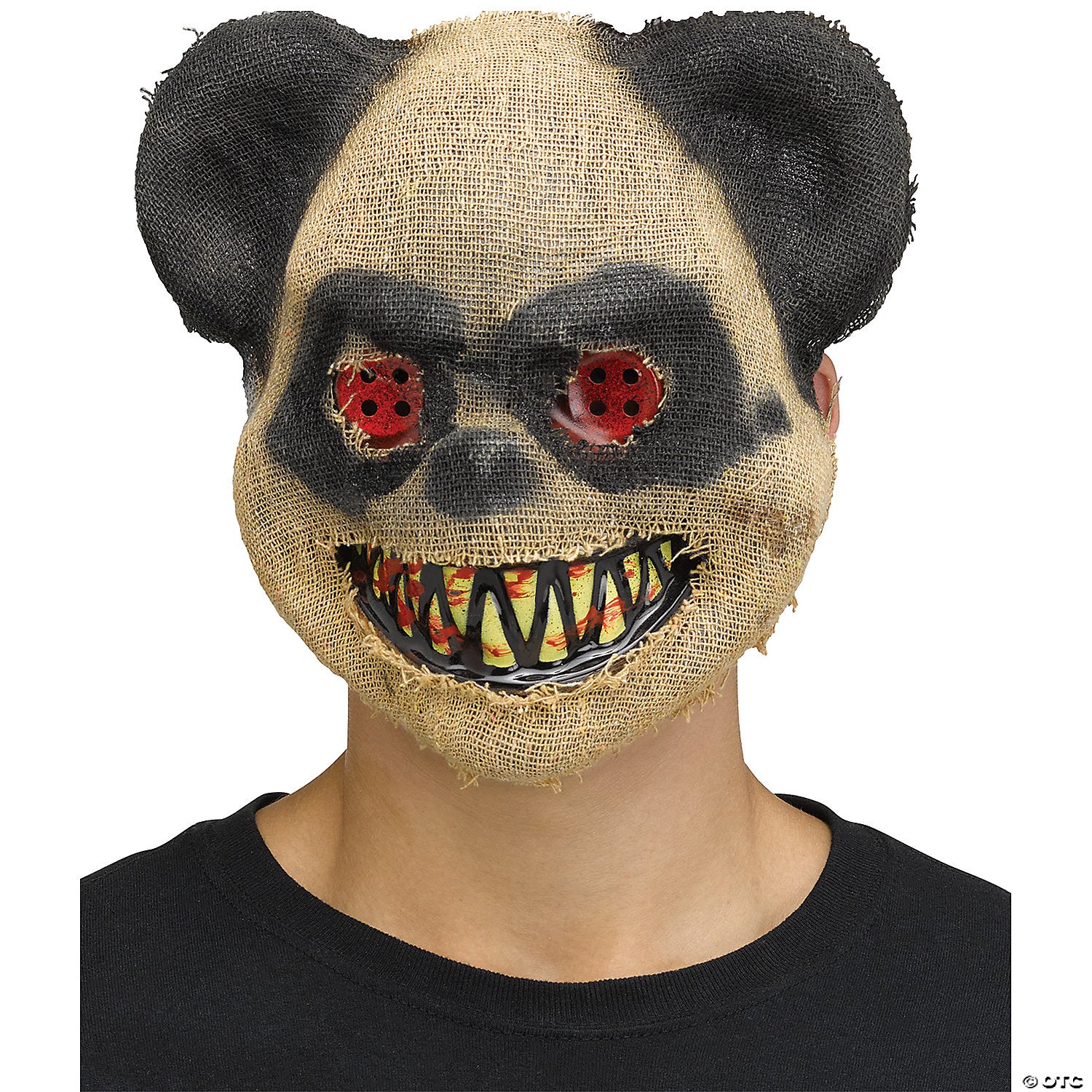 burlap beast mask bear~fw93483b