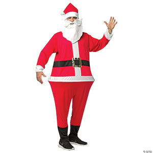 adult santa hoopster costume~gc6655