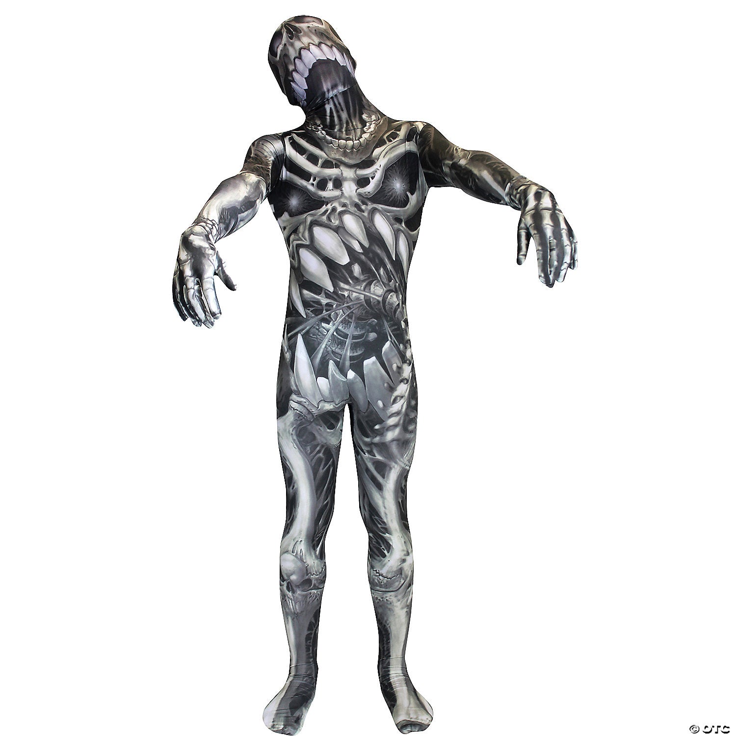 men s skull n bones morphsuit medium 38 40~mh05636