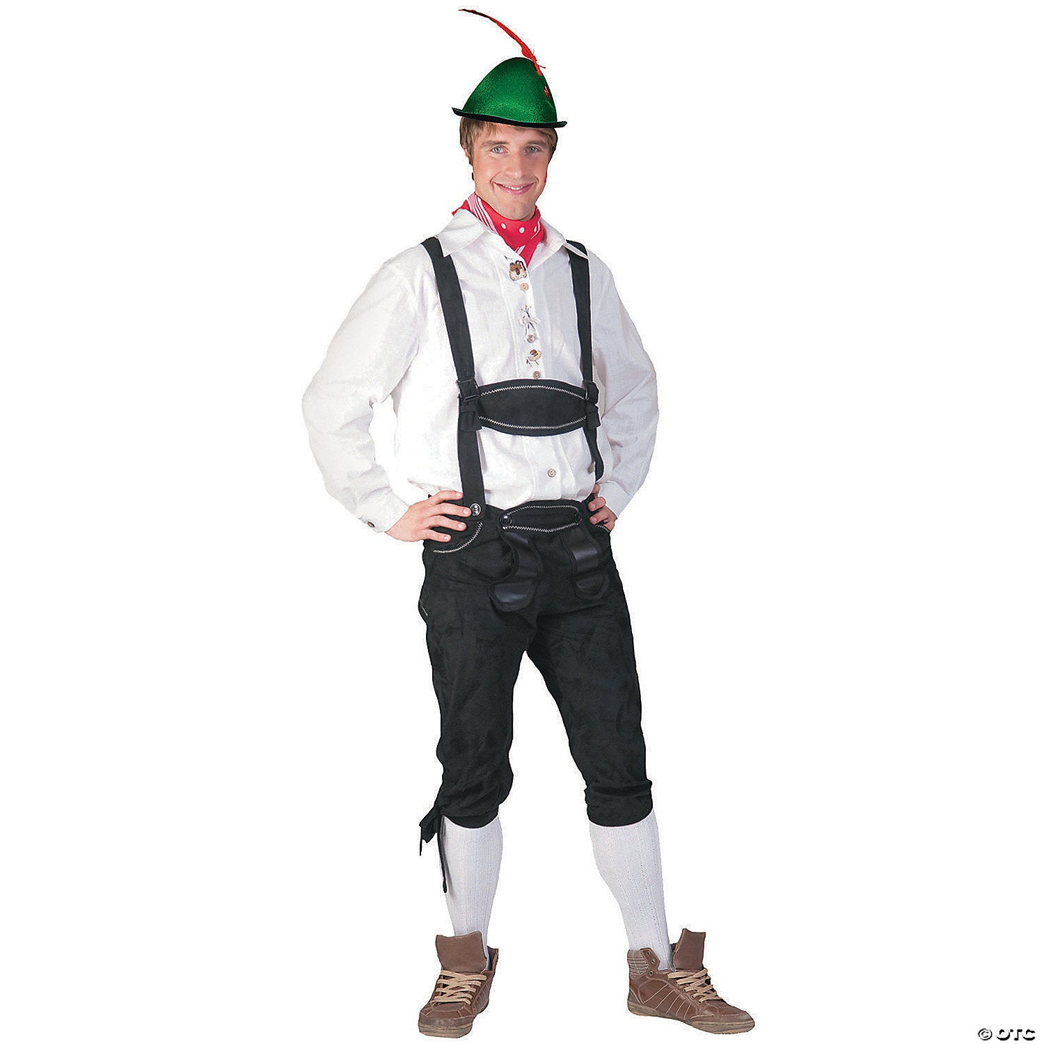men s tyrolean shirt costume   large~ff601164lg